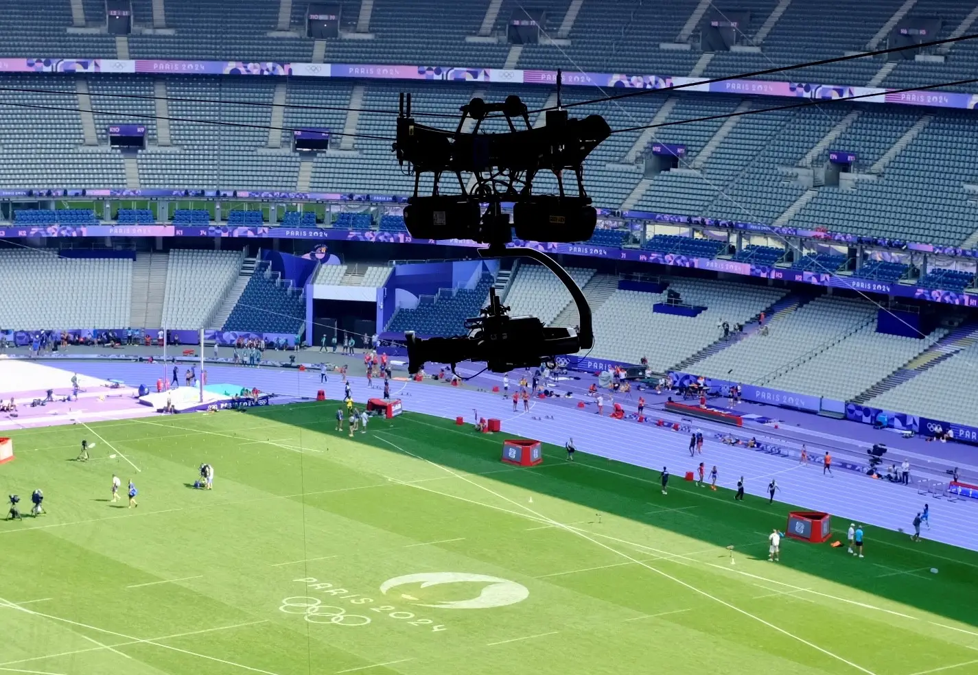 Dactyl Wirecam at Paris Olympics